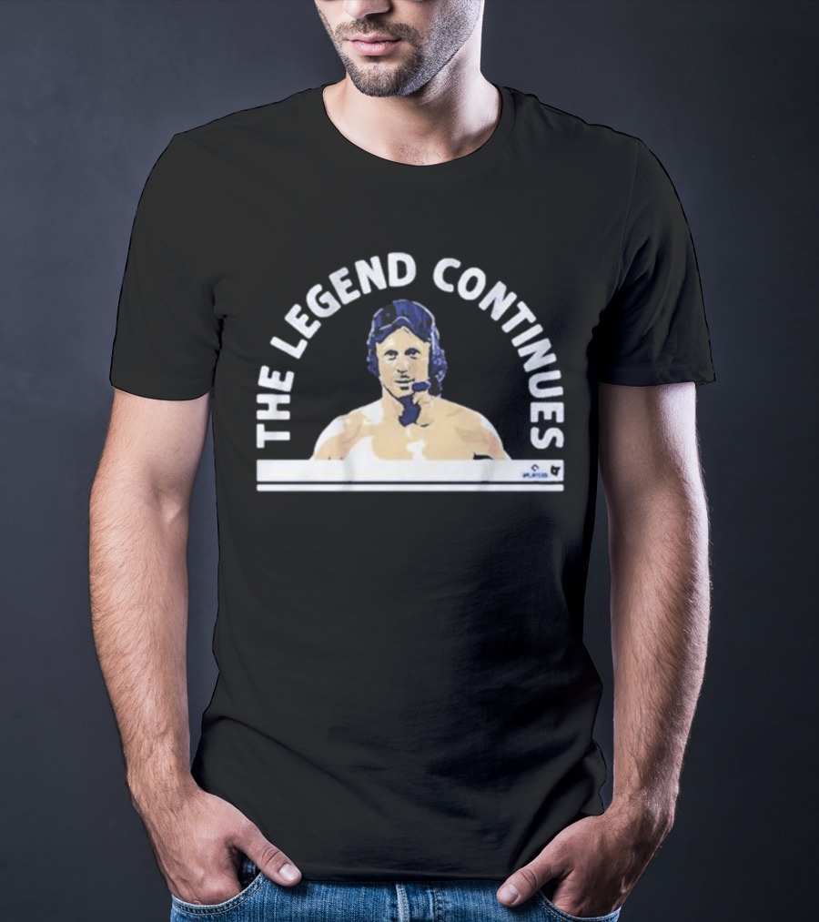 The Legend Continues 70s Action Hero T-Shirt