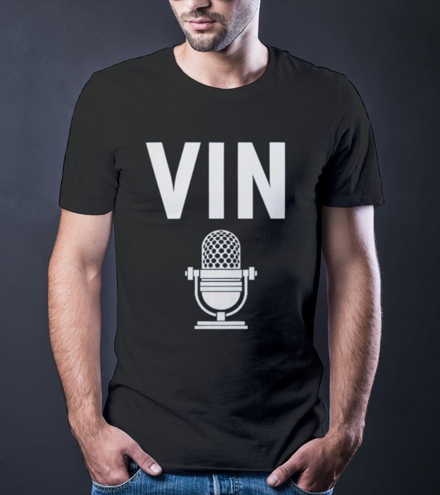 Vin Scully Microphone Dodgers Schedule Vintage T-Shirt