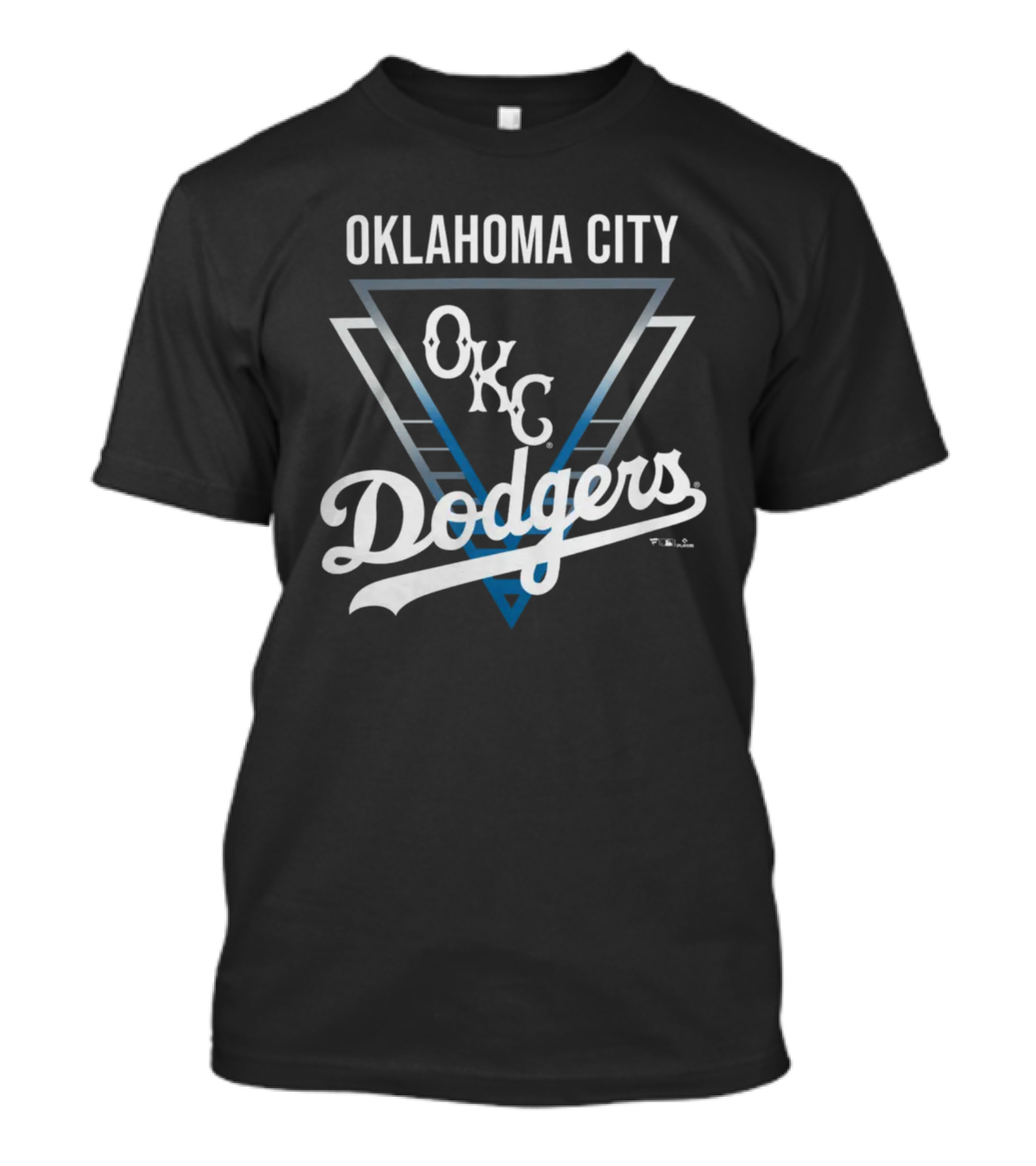 Oklahoma City Dodgers OKC Dodgers Athletic Triangle T-Shirt