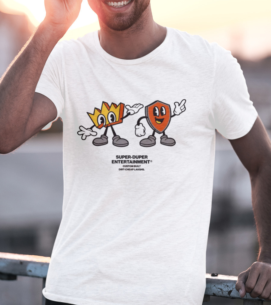 Otk Inc Super-Duper Entertainment Cartoon Characters T-Shirt