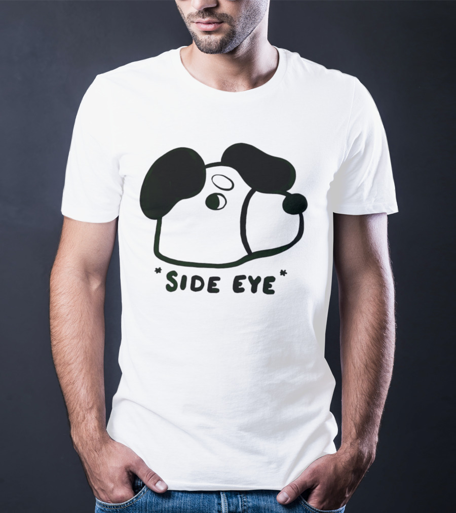 Chocolett Dog With Side Eye Expression T-Shirt