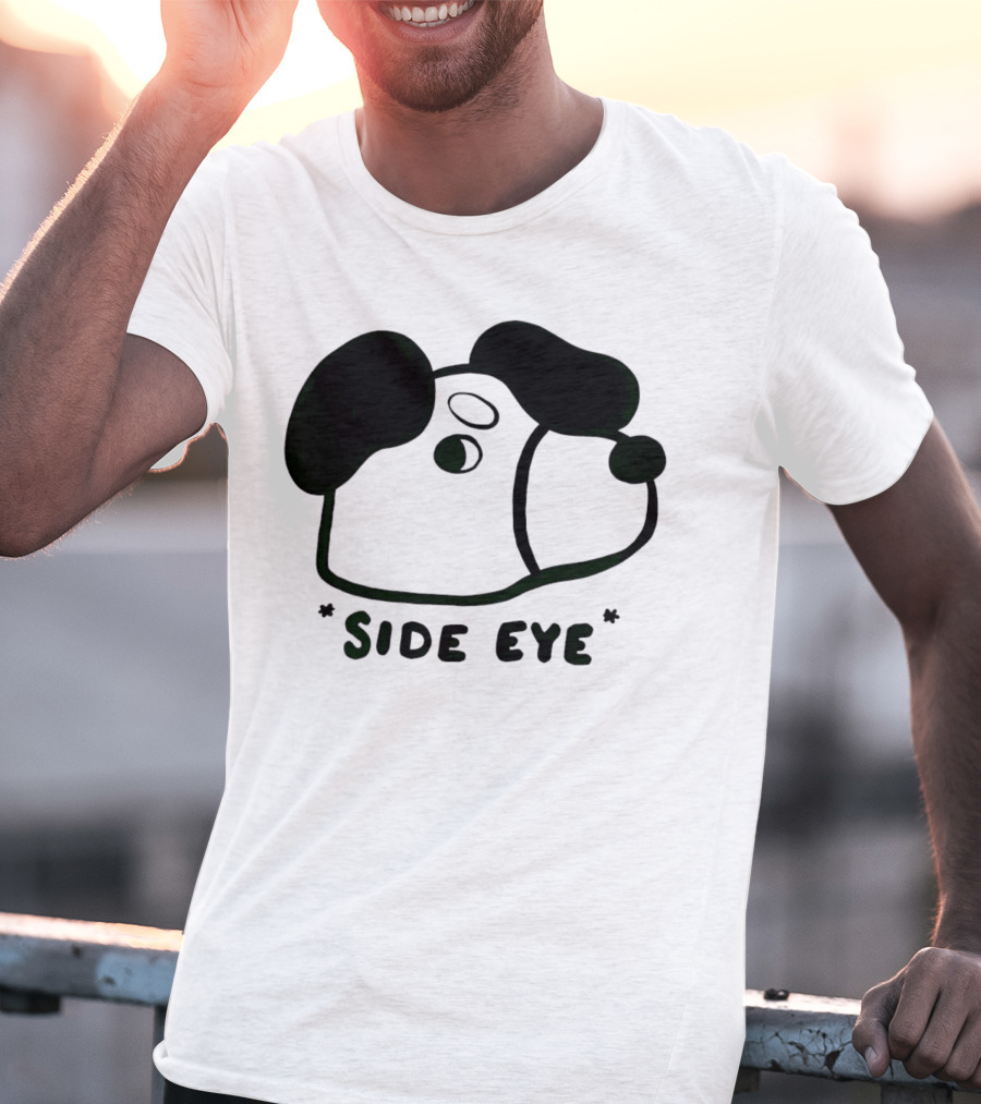 Chocolett Dog With Side Eye Expression T-Shirt