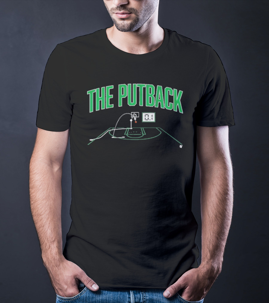 Boston Celtics The Putback Basketball 0.1 Seconds T-Shirt