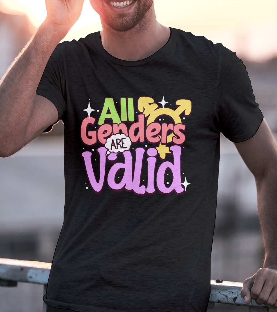 All Genders Are Valid Symbolic Gender Equality T-Shirt