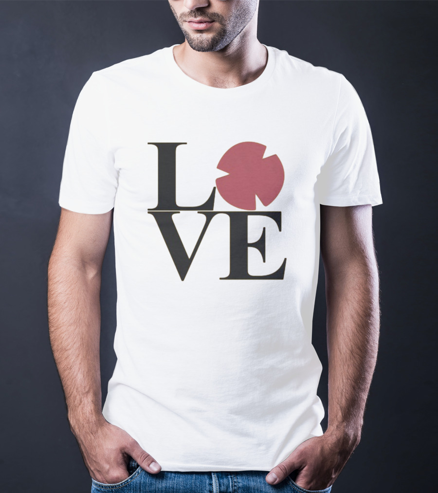 LOVE Black And Pink Circle T-Shirt