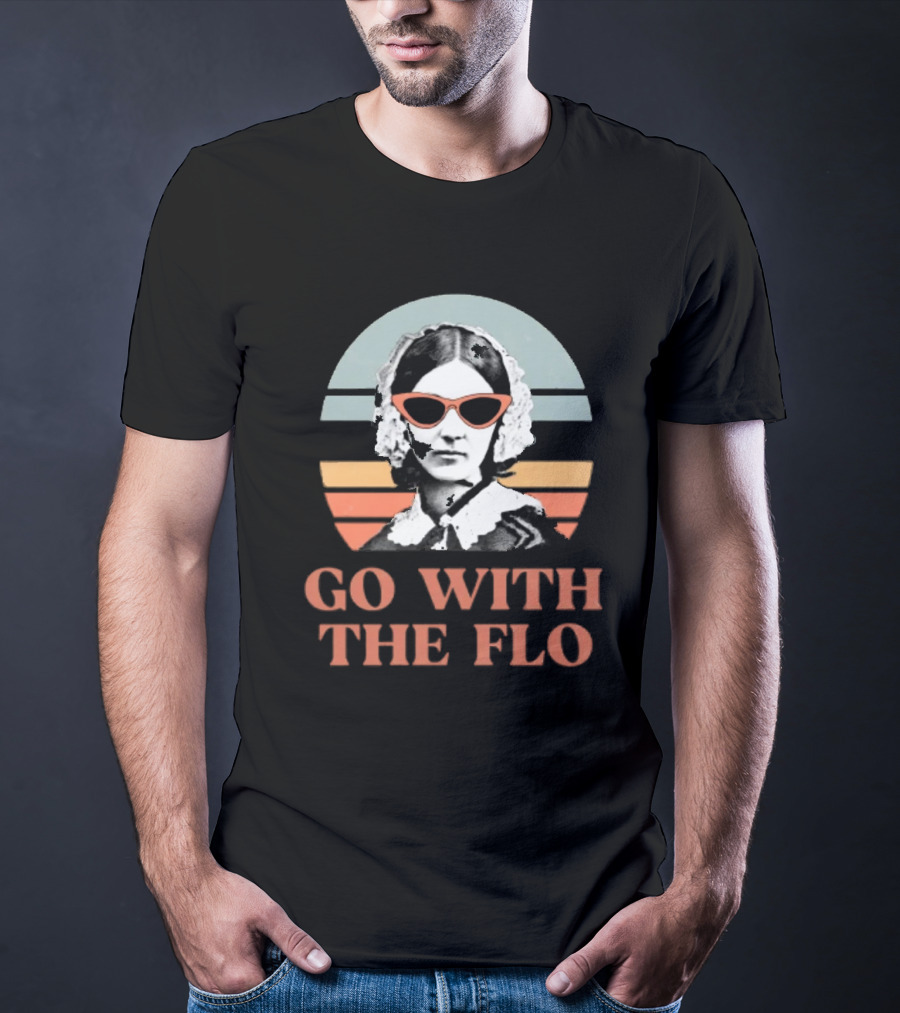 Nurse Practitioner Florence Nightingale Go With The Flo Vintage T-Shirt