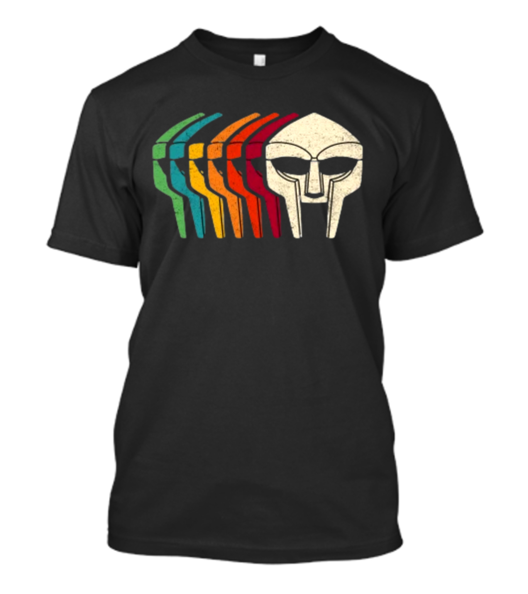 Retro Multicolor MF Doom Mask T-Shirt