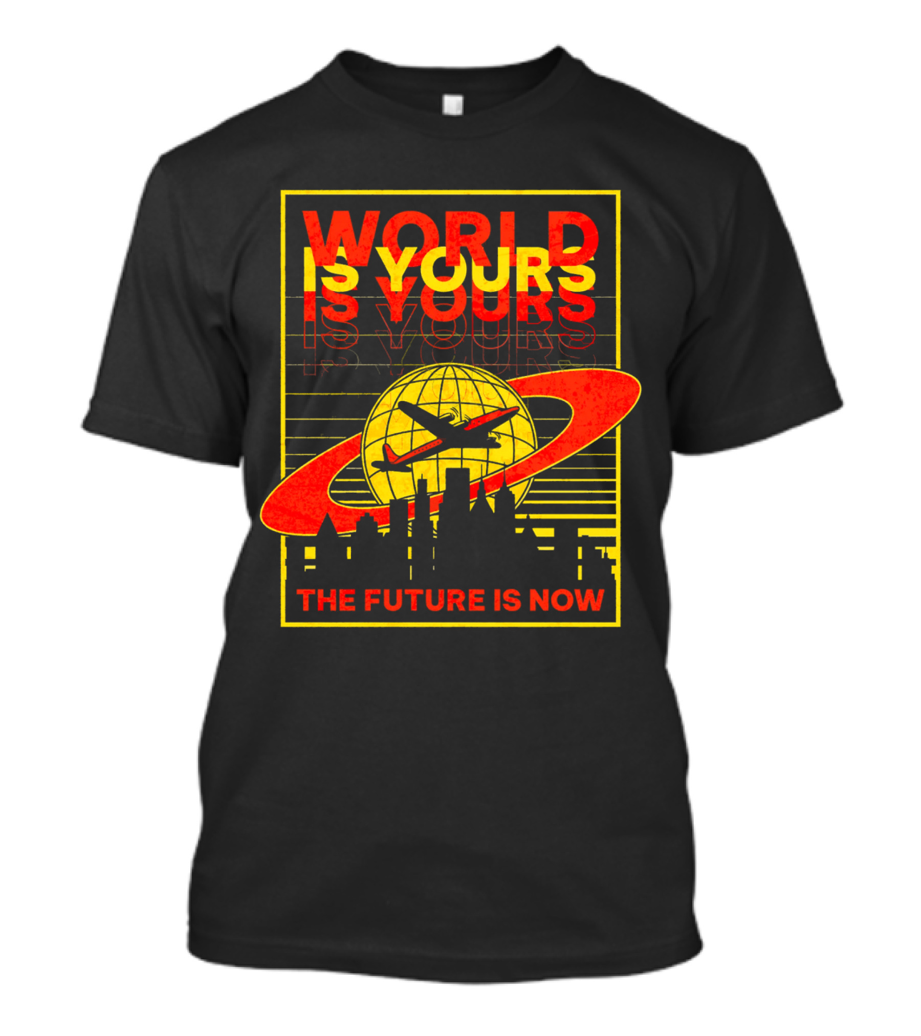 World Is Yours Airplane The Future Is Now T-Shirt