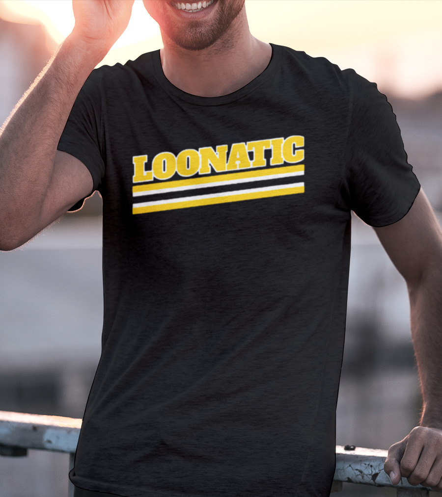 LOONATIC Bold Yellow Stripes T-Shirt