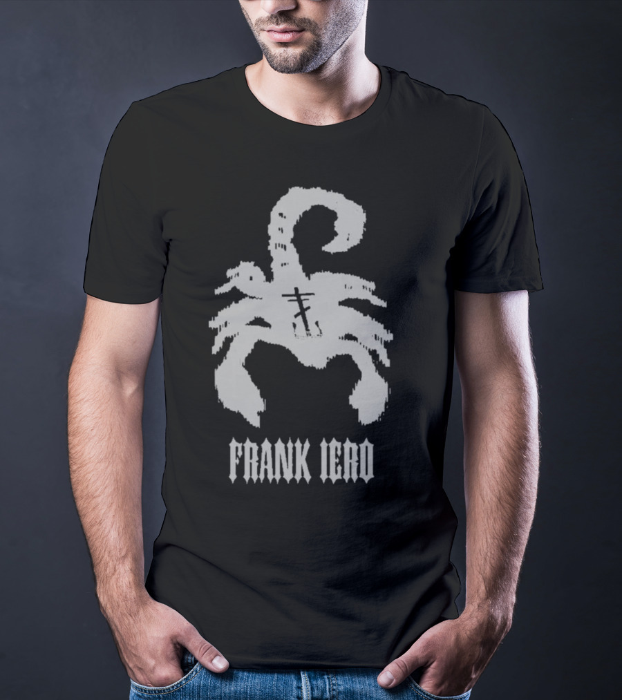Frank Iero Scorpion With Cross T-Shirt