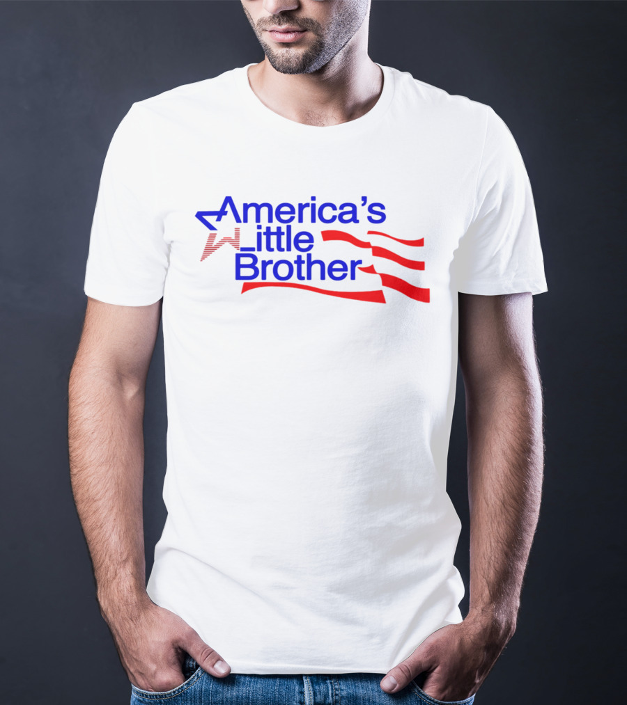 America’s Little Brother Star And Stripes T-Shirt