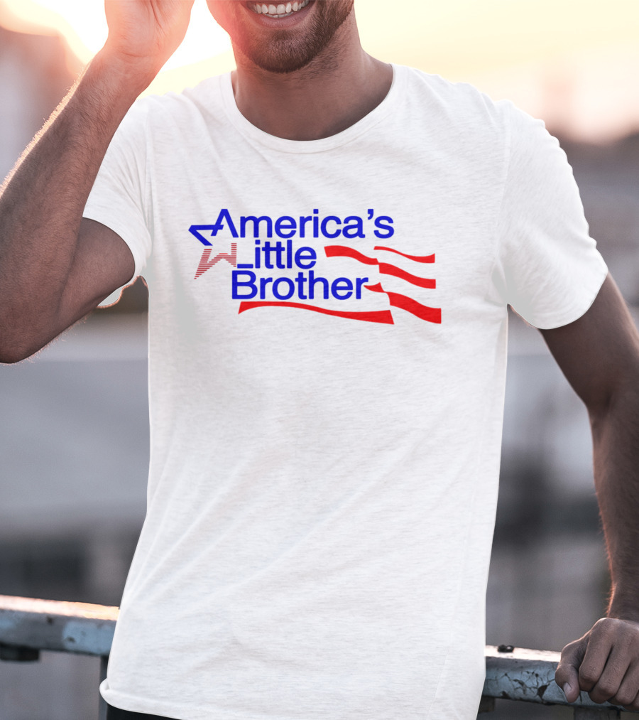 America’s Little Brother Star And Stripes T-Shirt