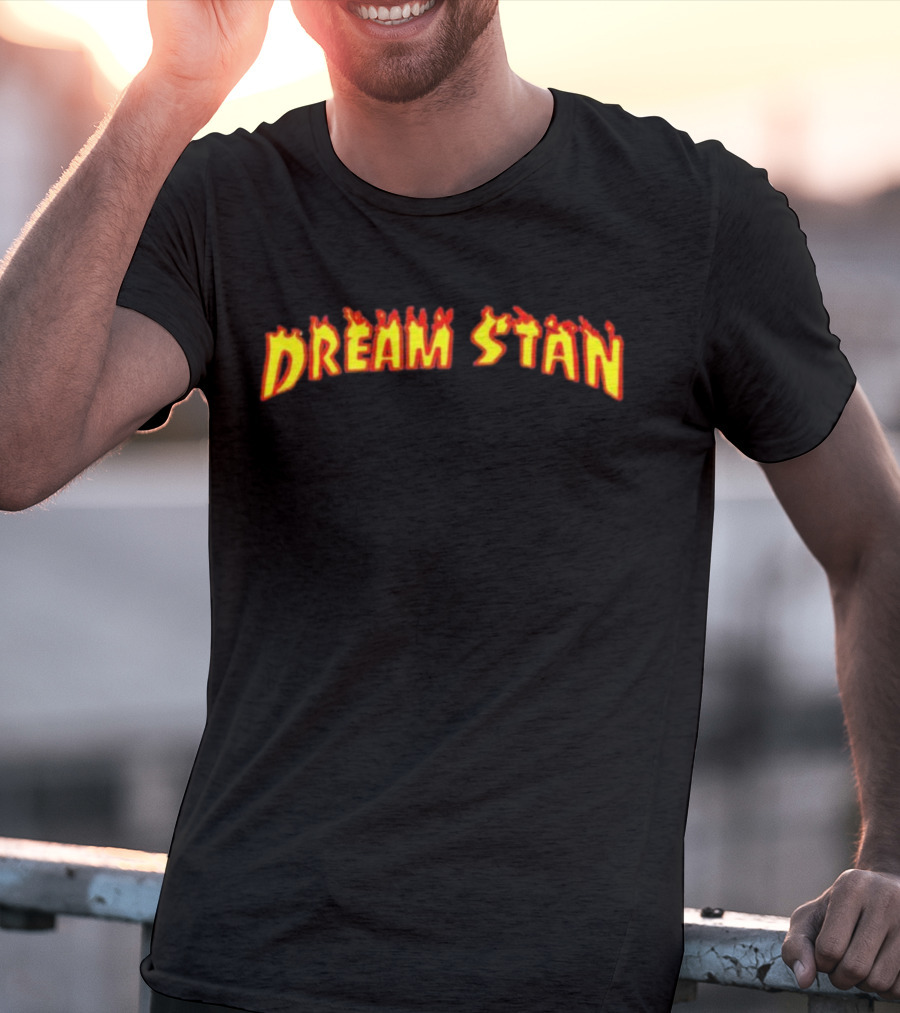 Dream Stan Flaming Text T-Shirt