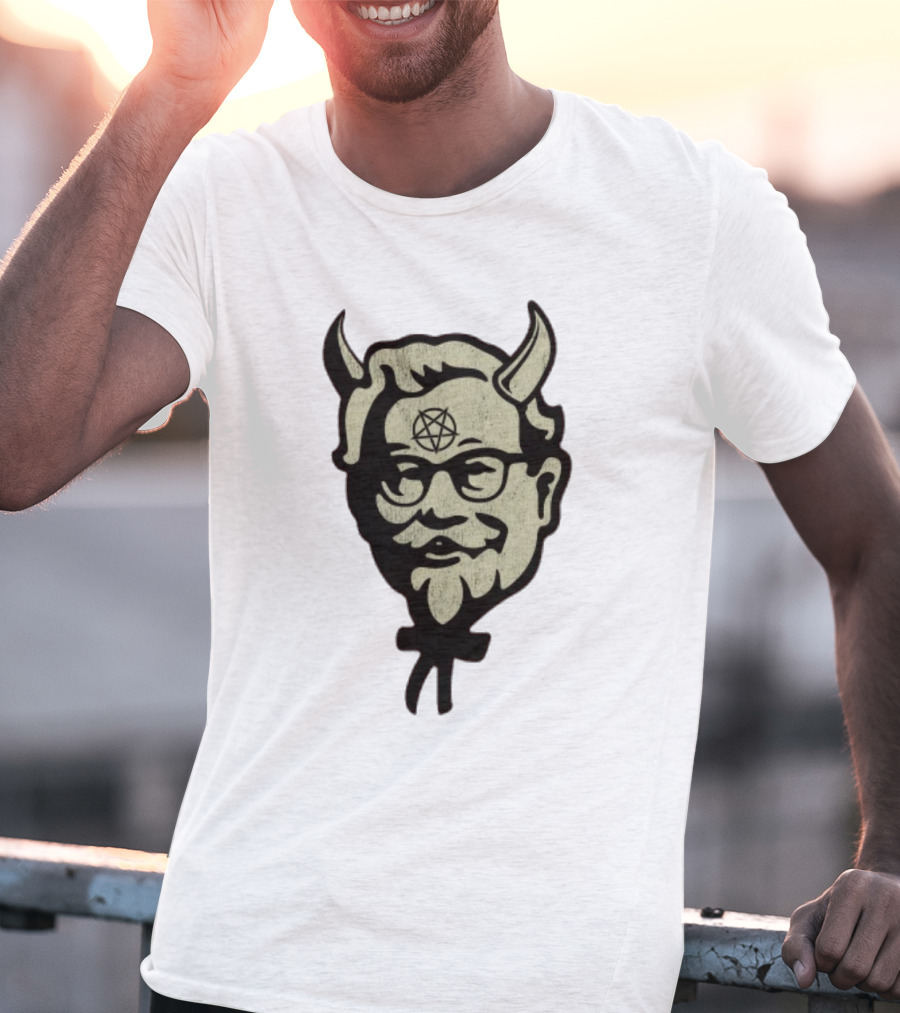 Colonel Satan Devil Horns Pentagram T-Shirt