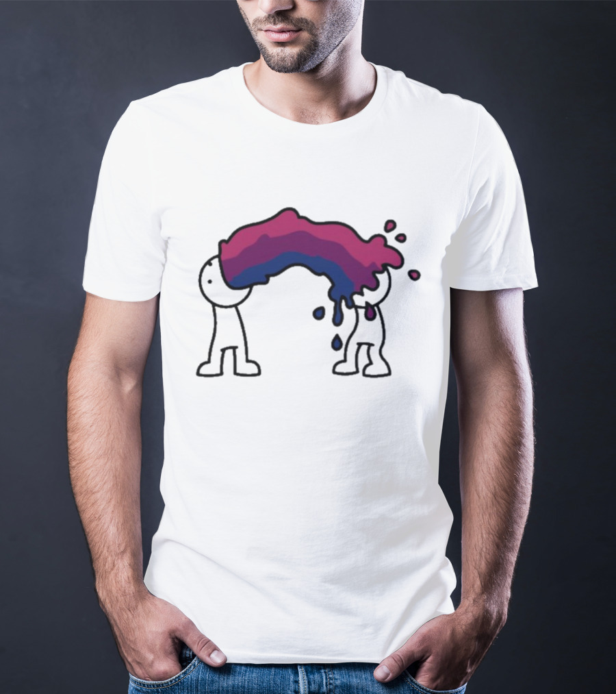 Thomas Tomska Ridgewell ASDF Bi Pride T-Shirt