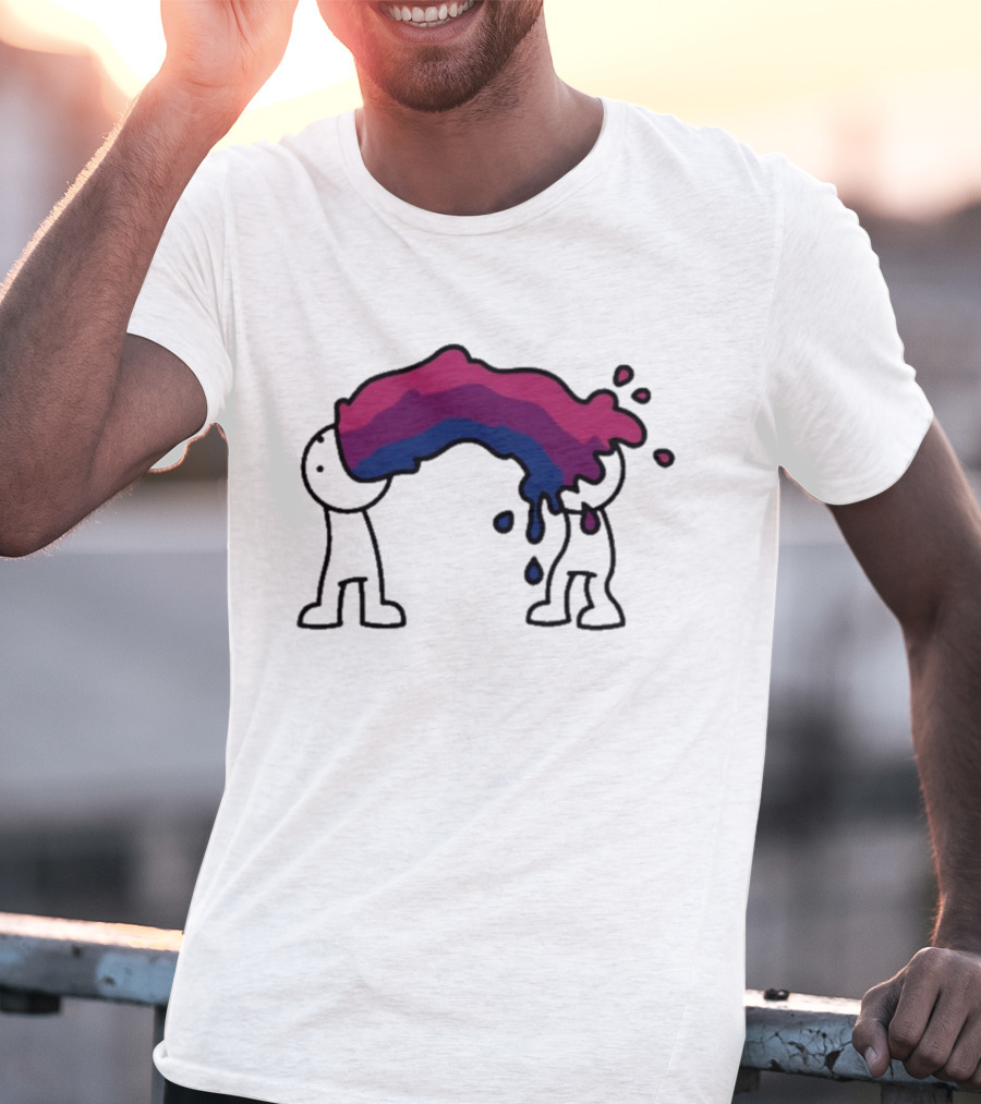 Thomas Tomska Ridgewell ASDF Bi Pride T-Shirt