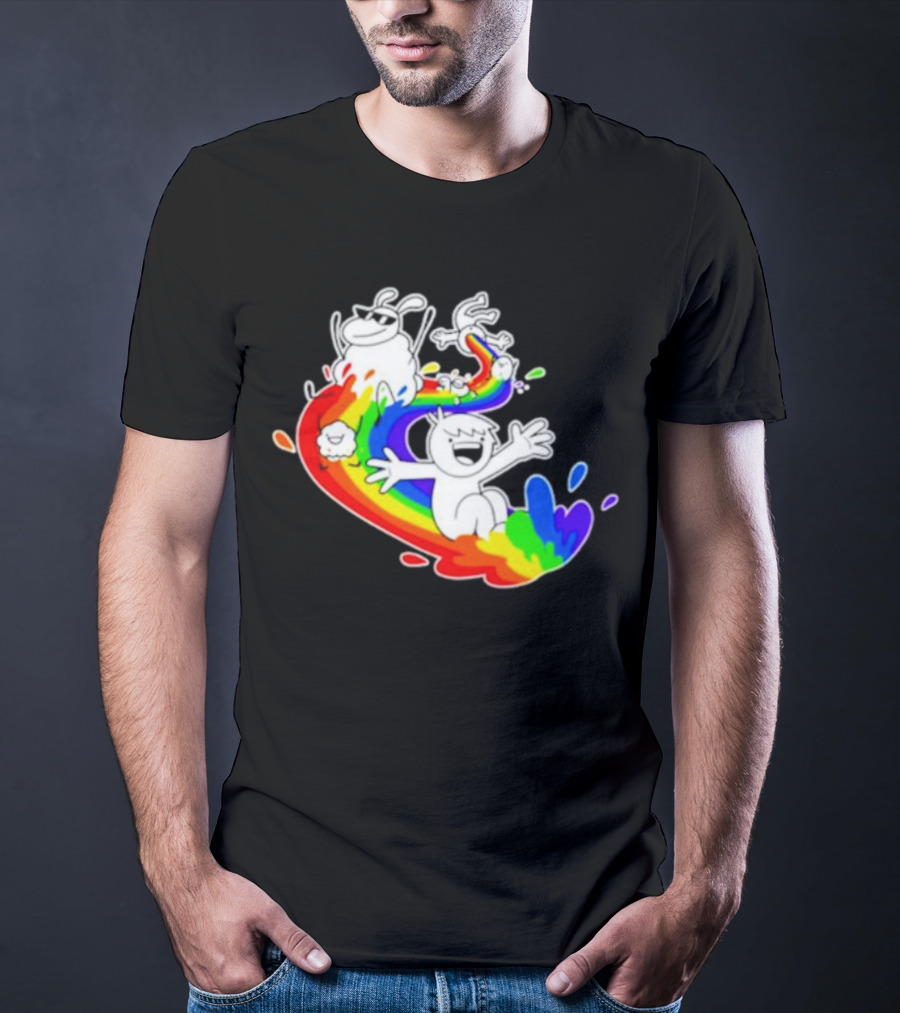 Pride Flavour Rainbow Ride Characters Limited Run T-Shirt