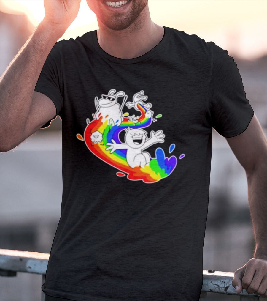Pride Flavour Rainbow Ride Characters Limited Run T-Shirt