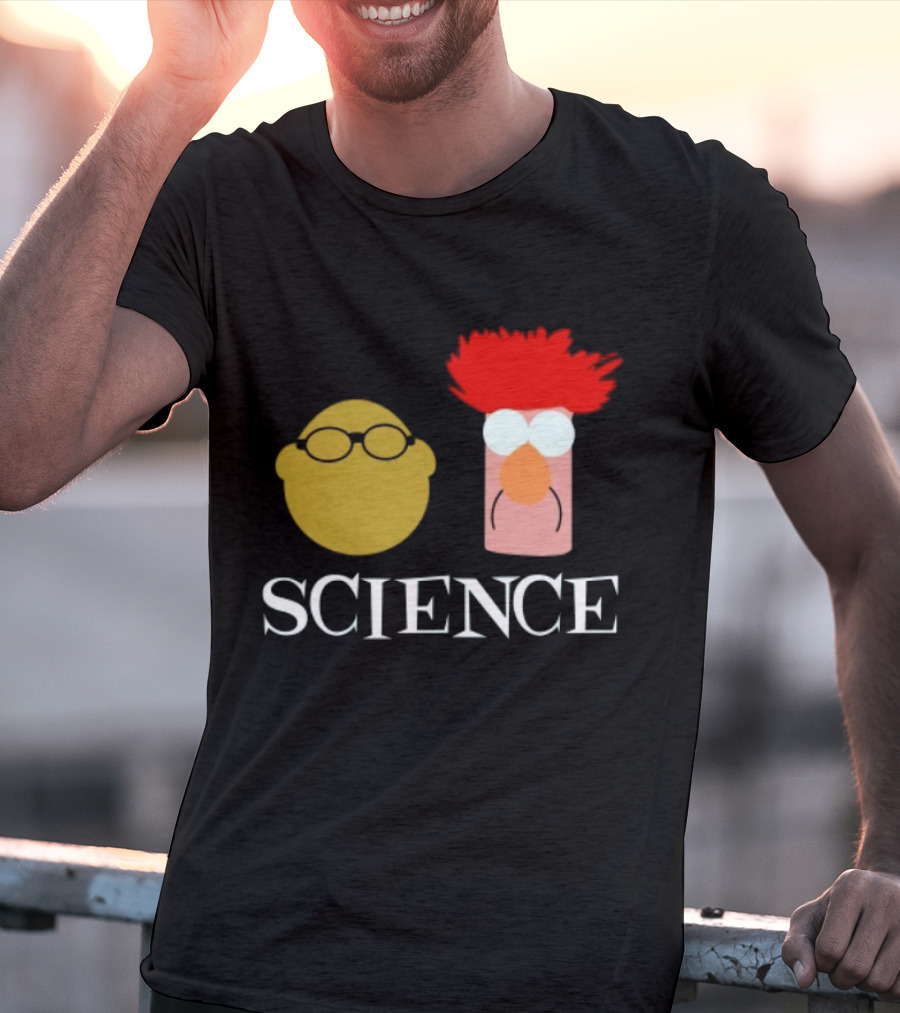 Science Beaker Bunsen Muppet T-Shirt