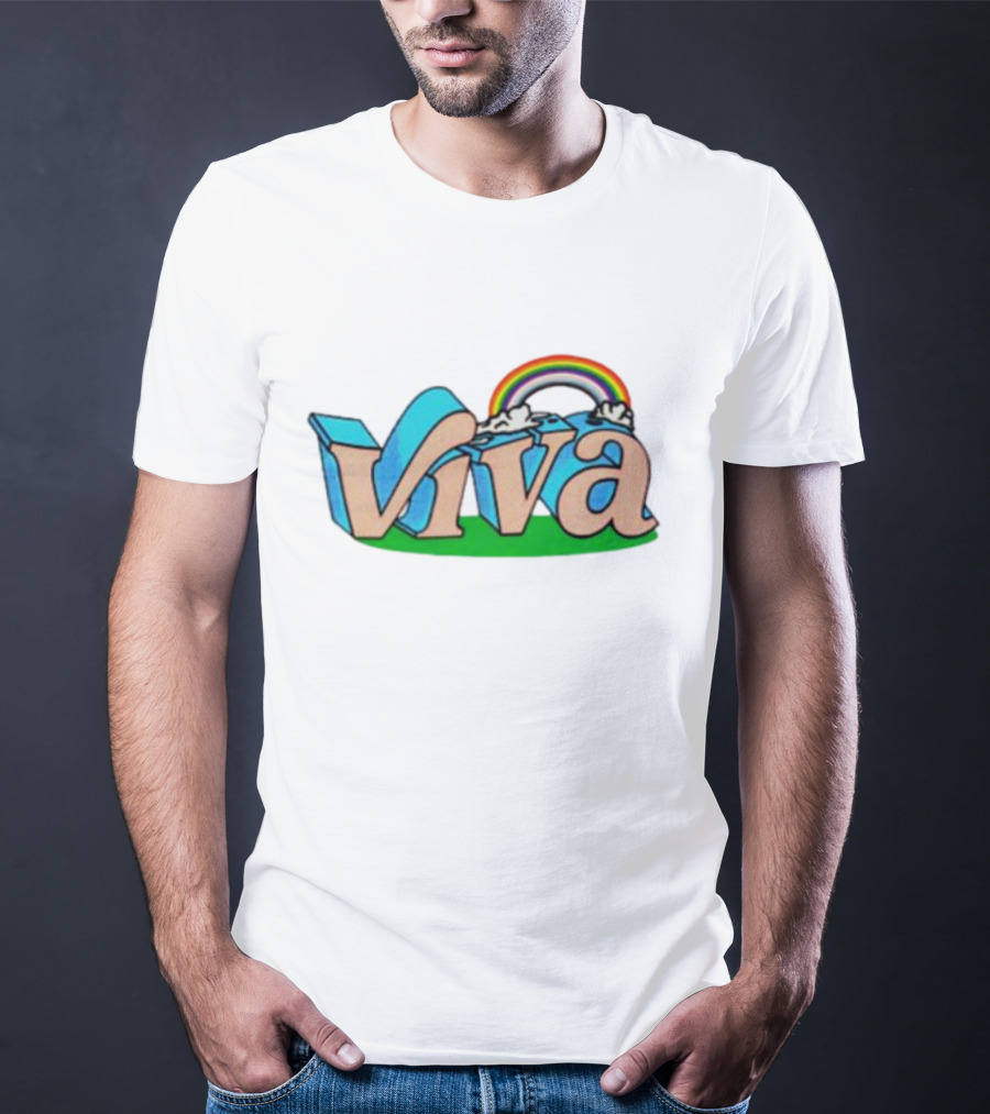 Viva La Pride Rainbow Clouds T-Shirt