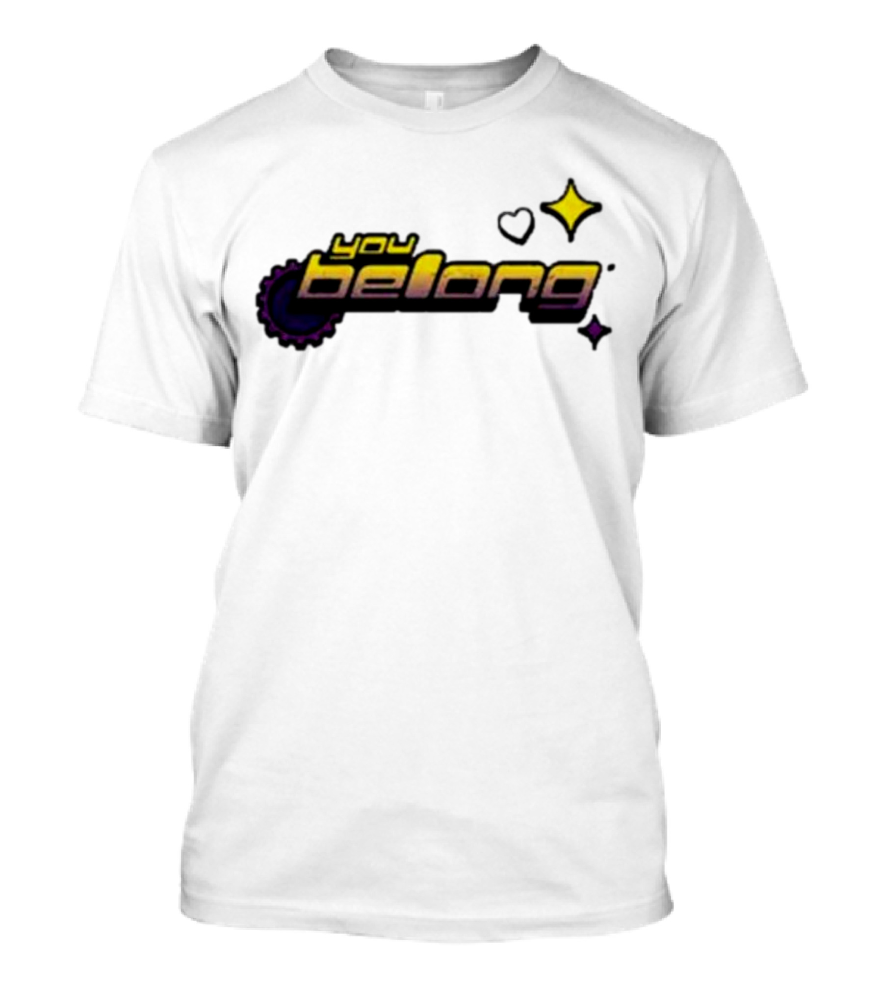 You Belong Gear Stars And Heart T-Shirt