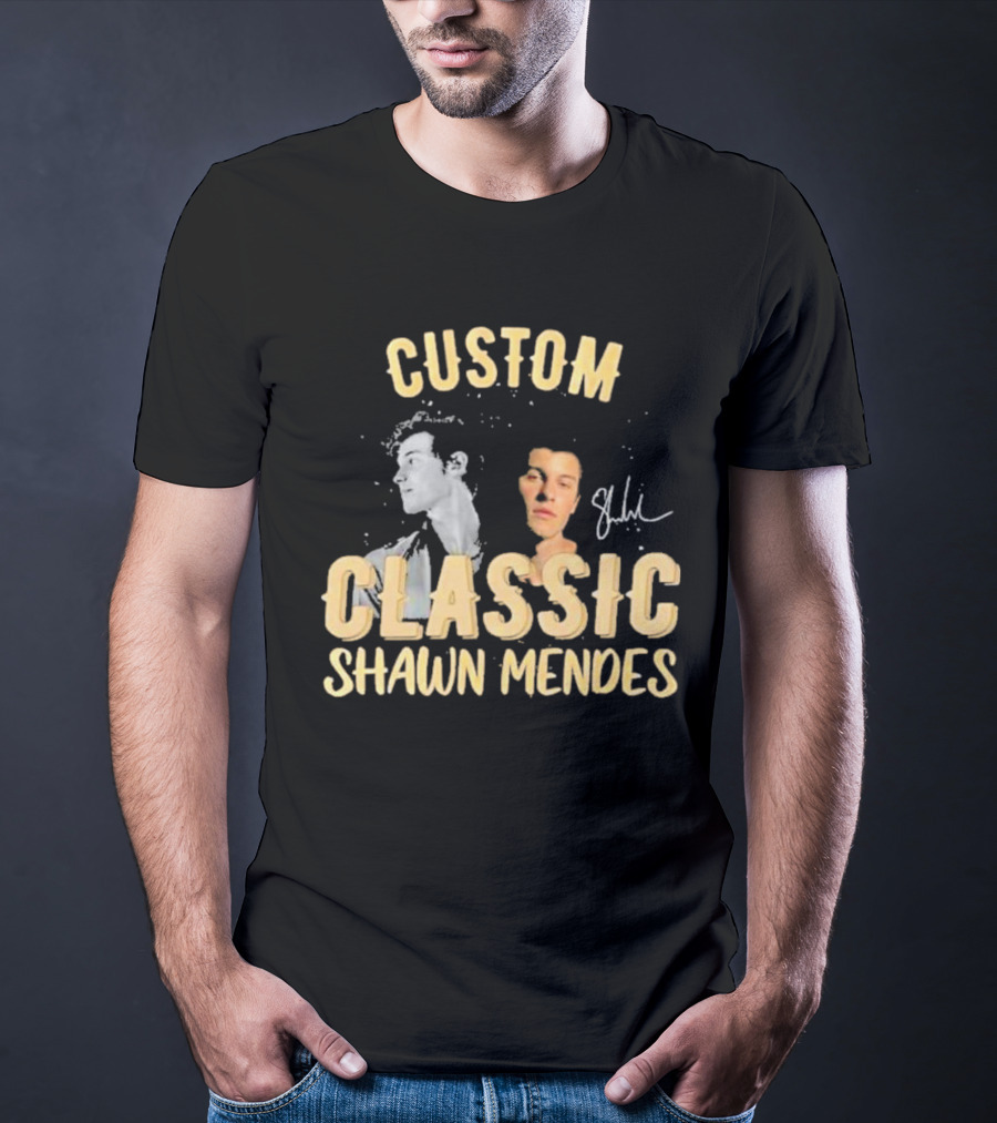 Custom Classic Shawn Mendes Signature T-Shirt