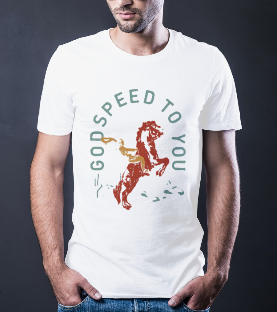 Godspeed To You Rider On Horseback T-Shirt