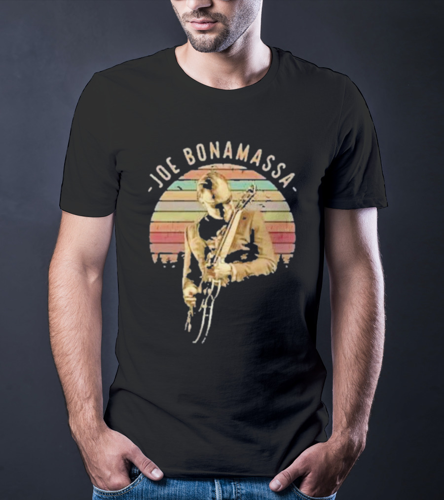 Joe Bonamassa Vintage Sunset Guitar T-Shirt