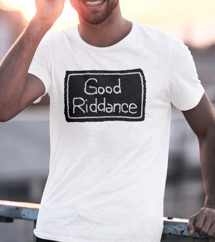 Gracie Abrams Good Riddance Crochet Black Patch T-Shirt