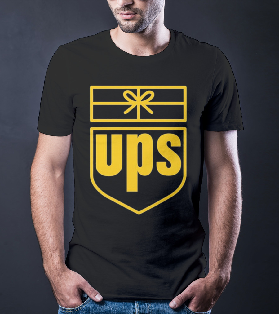 Fat Kid Deals UPS Logo Parody United Parcel Service T-Shirt