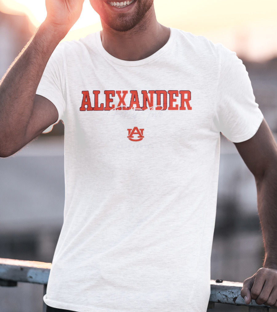 Alexander Forty-Two Auburn Basketball NIL Athlete Mens T-Shirt