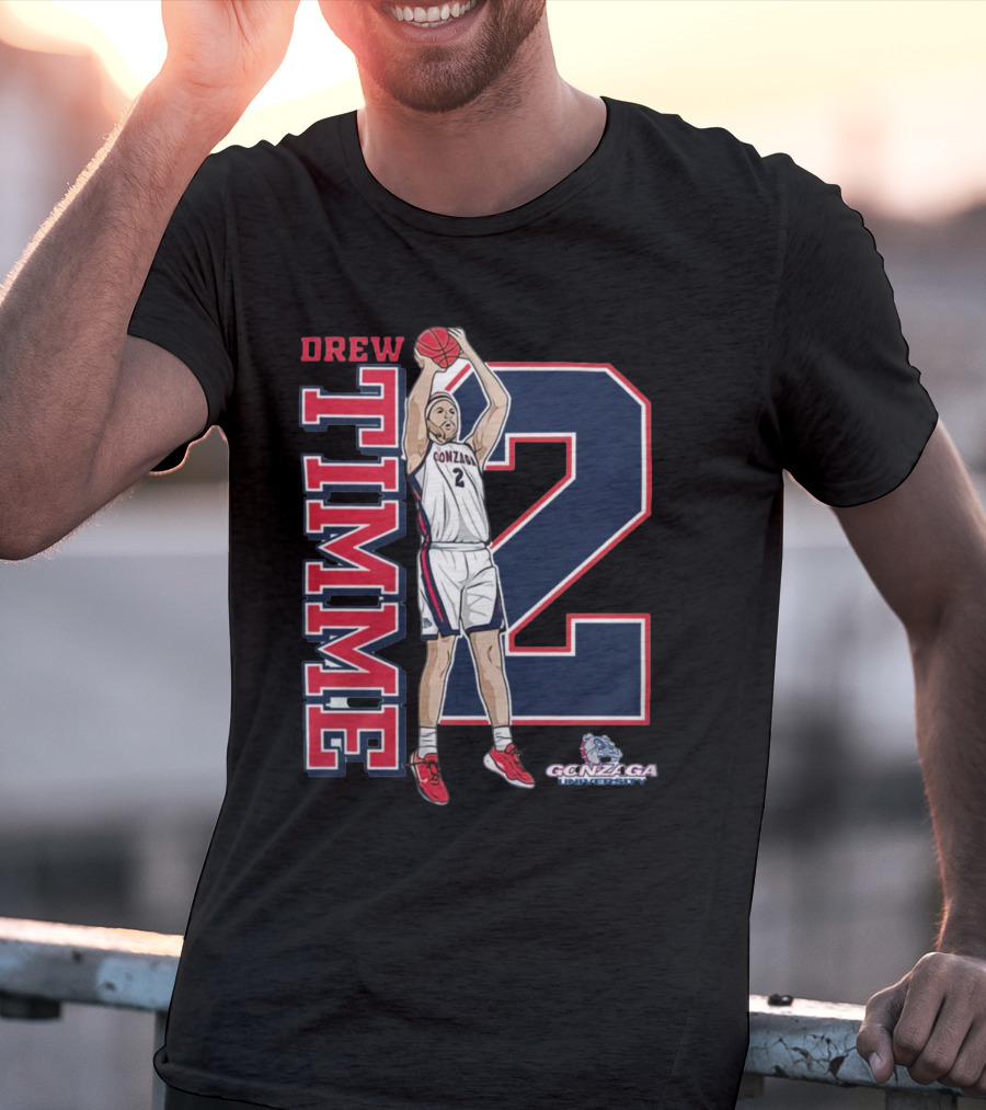 Drew Timme Gonzaga Basketball Number 2 Player Gonzaga University T-Shirt