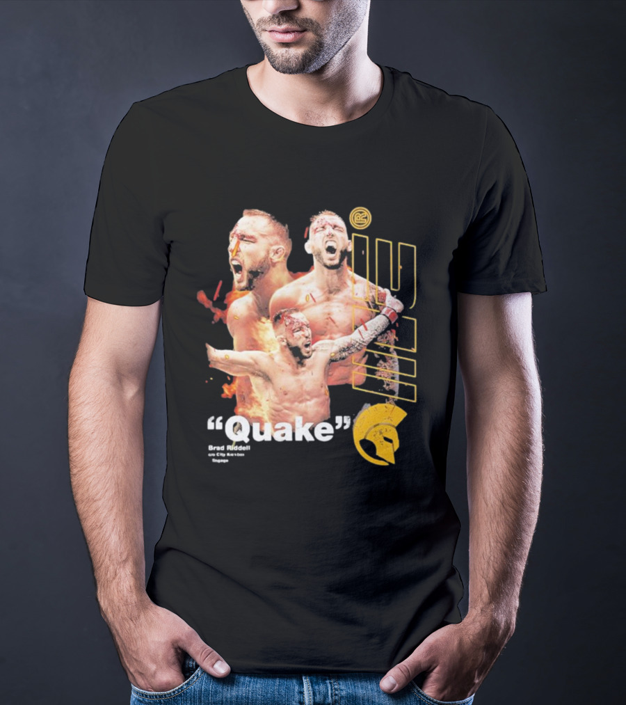 Brad Riddell Quake One City Kickboxing Image T-Shirt