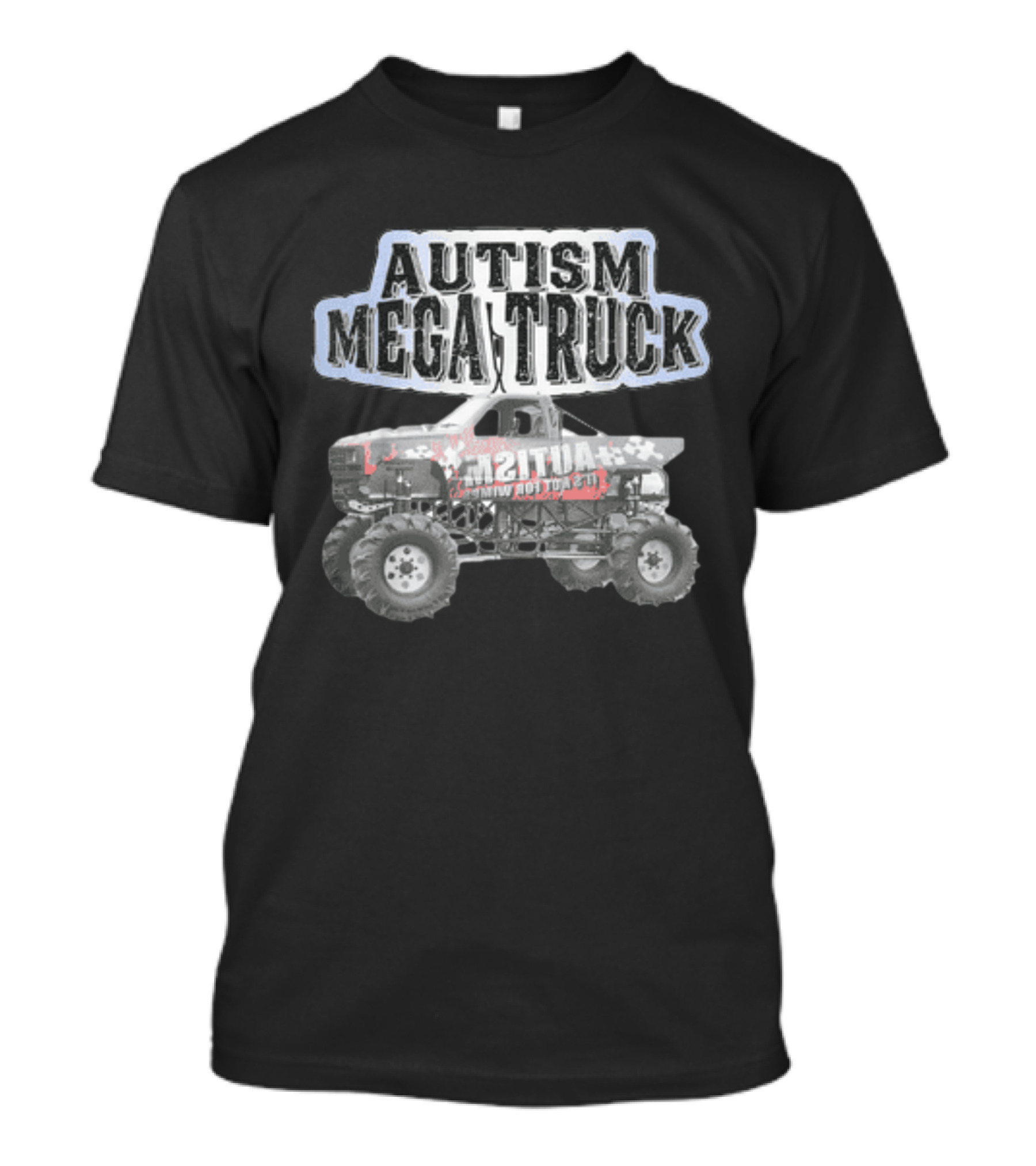 AUTISM MEGA TRUCK MONSTER TRUCK AUTISM AWARENESS T-Shirt