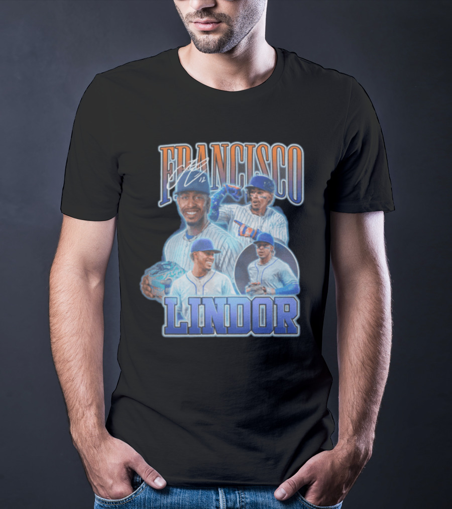 Francisco Lindor Signature Series Baseball Player T-Shirt