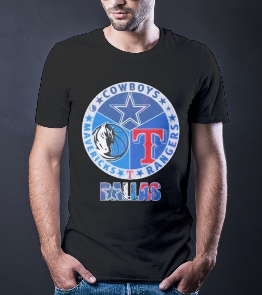 Dallas Cowboys Mavericks Rangers T-Shirt