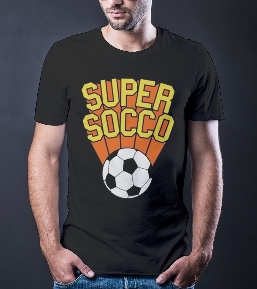 Super Socco Soccer Ball Burst T-Shirt