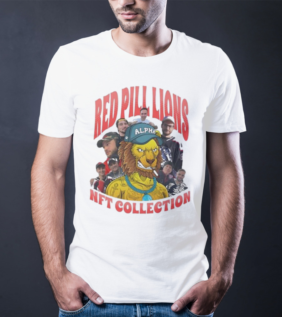 Red Pill Lions NFT Collection Alpha T-Shirt