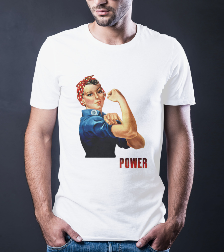 Rosie The Riveter Woman Power T-Shirt