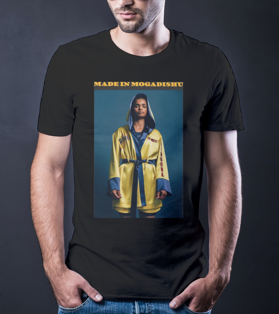 Made In Mogadishu Boxing Robe DAZN Athlete Promo T-Shirt