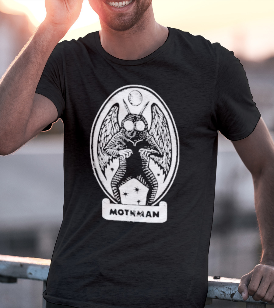 Emery Mothman Celestial Frame T-Shirt