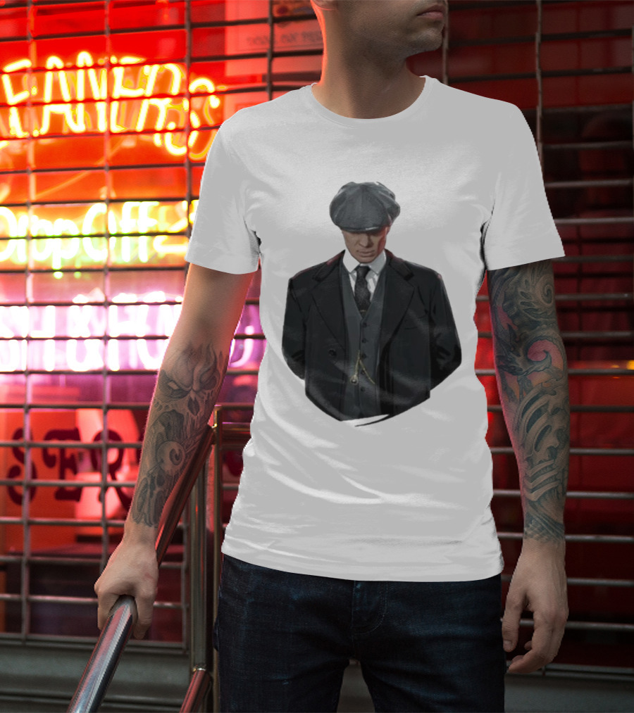 Peaky Blinders Thomas Shelby Suit And Cap Iconic T-Shirt