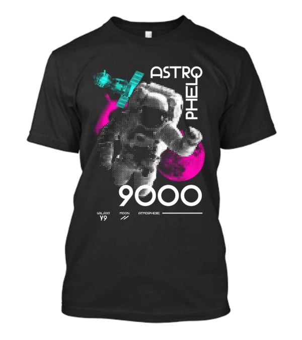 Astrophel 9000 Galaxy V9 Moon Atmosphere T-Shirt