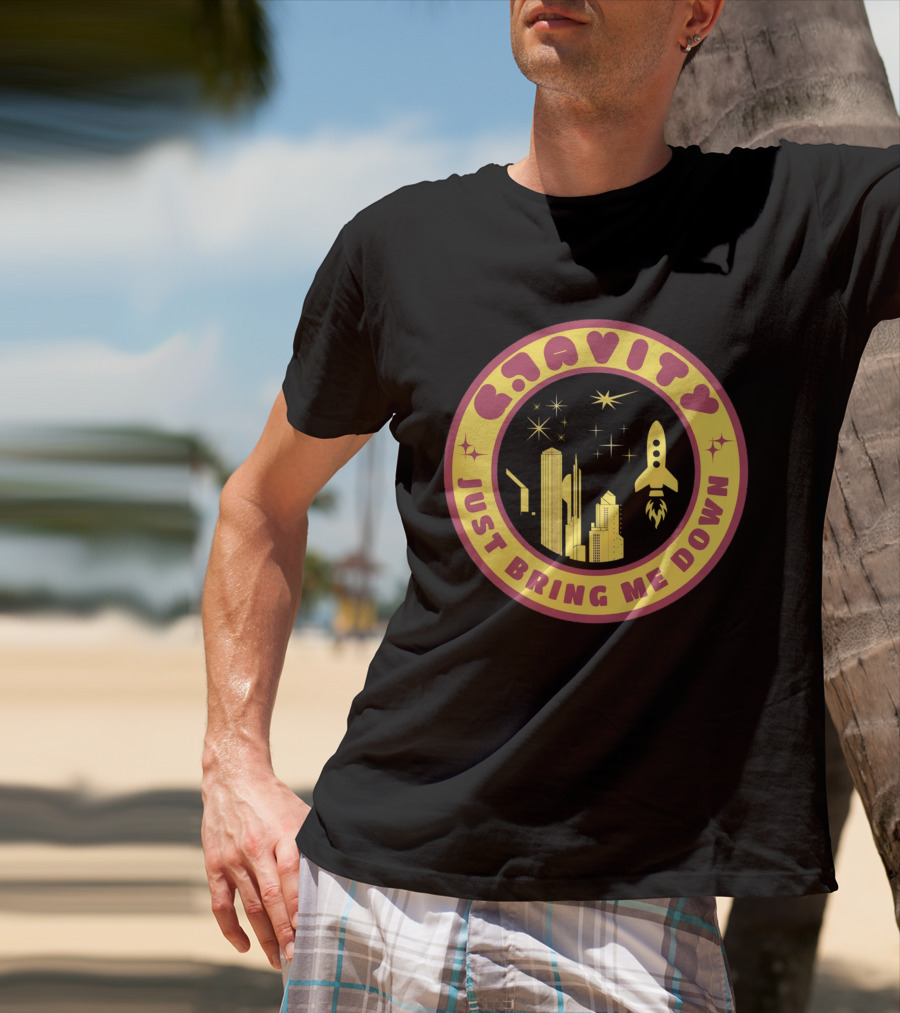 Gravity Just Bring Me Down Rocket City Stars T-Shirt