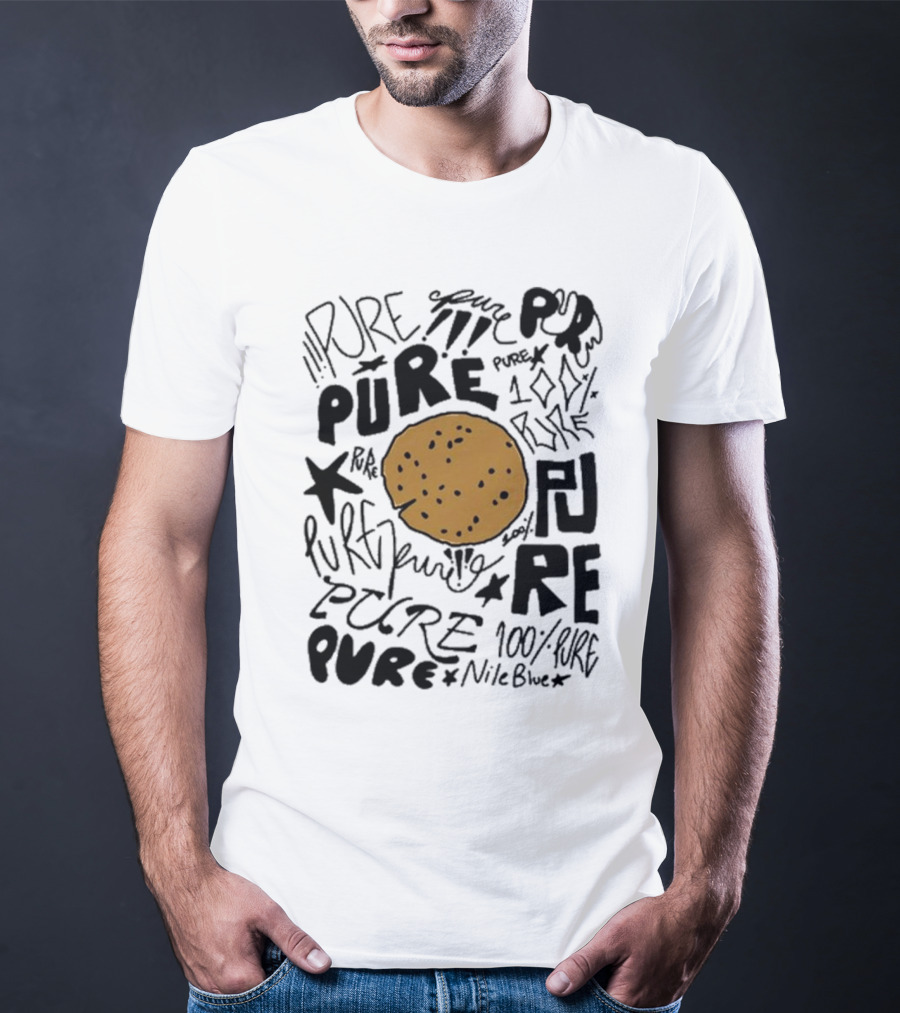 NileBlue Cookie Pure 100% Pure Pure Pure T-Shirt