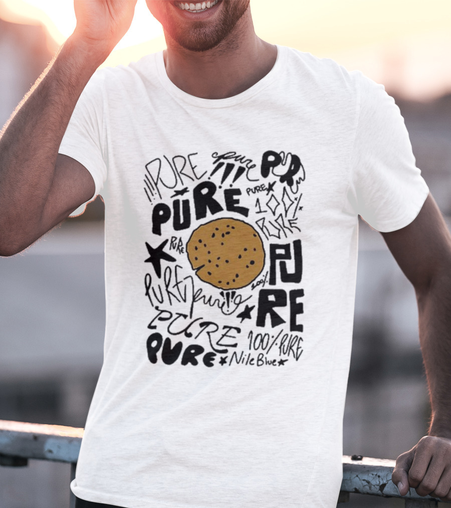 NileBlue Cookie Pure 100% Pure Pure Pure T-Shirt