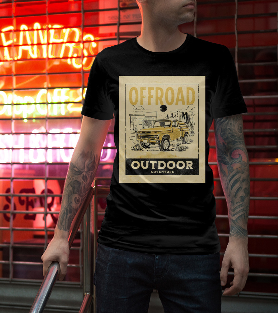 Offroad Outdoor Adventure Pickup Truck T-Shirt