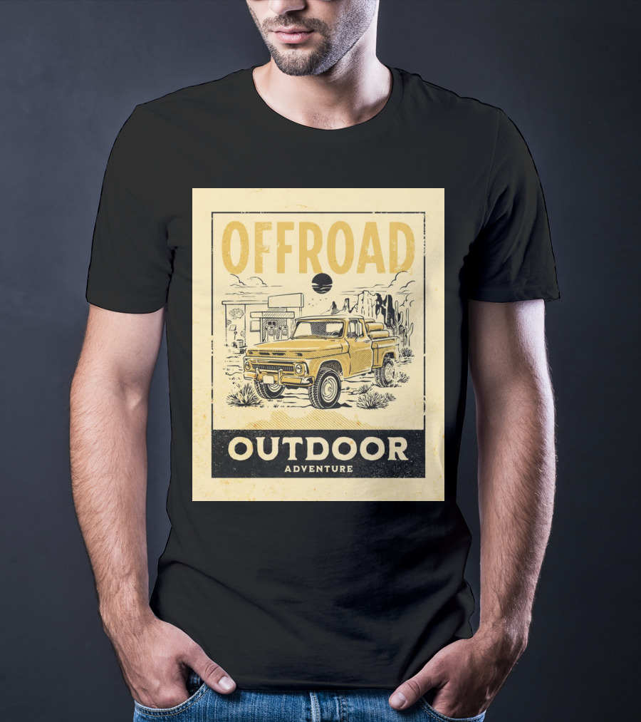 Offroad Outdoor Adventure Pickup Truck T-Shirt