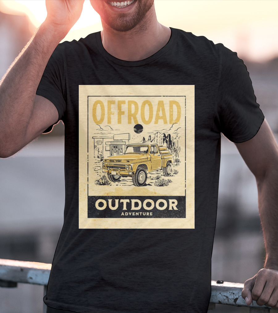 Offroad Outdoor Adventure Pickup Truck T-Shirt
