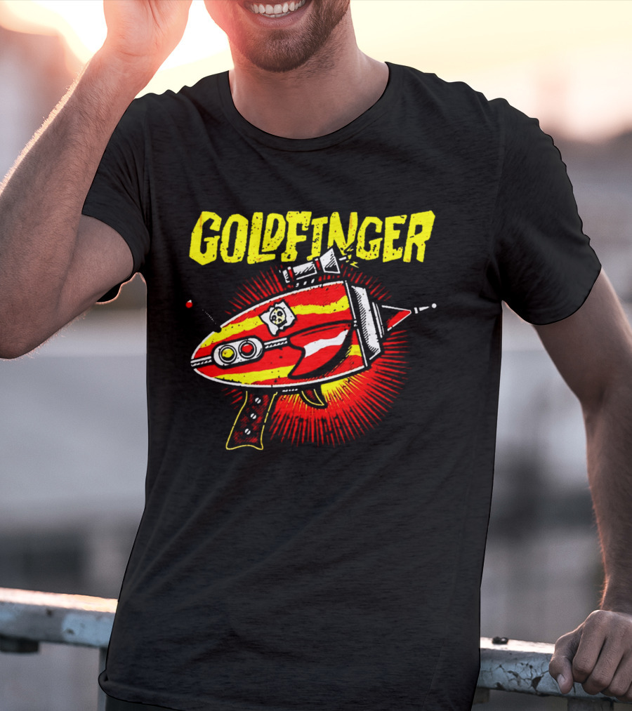 Goldfinger Band Retro Ray Gun T-Shirt